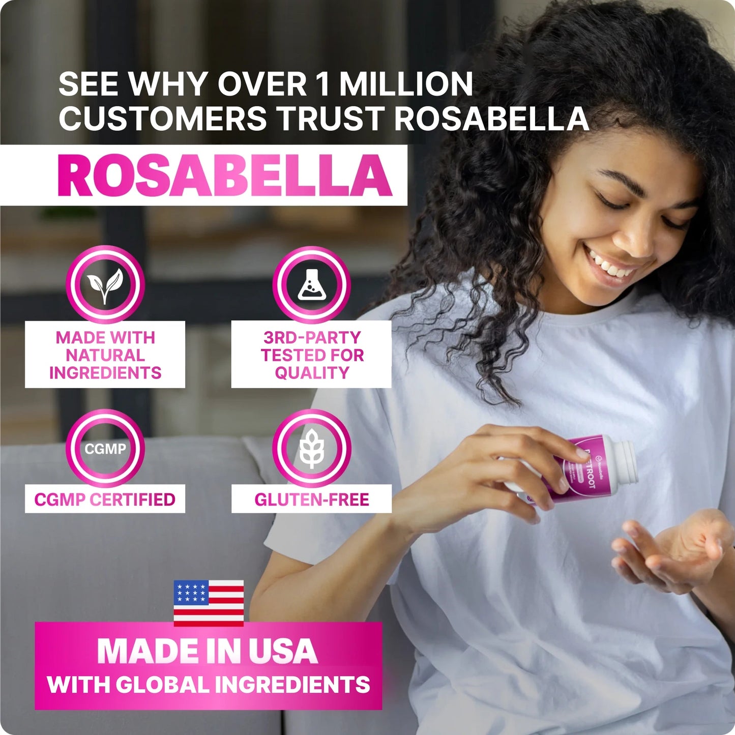 Rosabella Organic Beet Root Capsules 60 Capsules