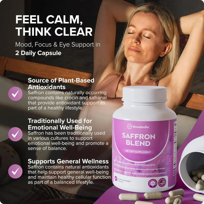 Rosabella Saffron Extract 60 Capsules
